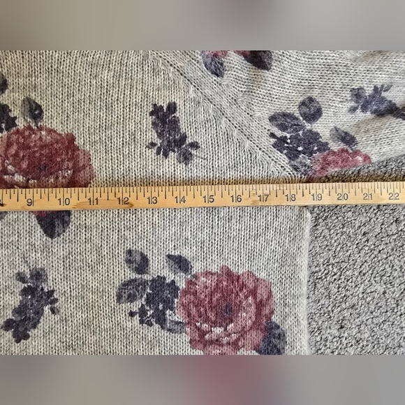 Lucky Brand Floral Lightweight Fall Countryside Chic Floral Coastal Grandma - Picture 4 of 7